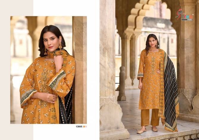 Bin Saeed Lawn Collection Vol 13 Embroidery Cotton Dress Material Wholesale Online